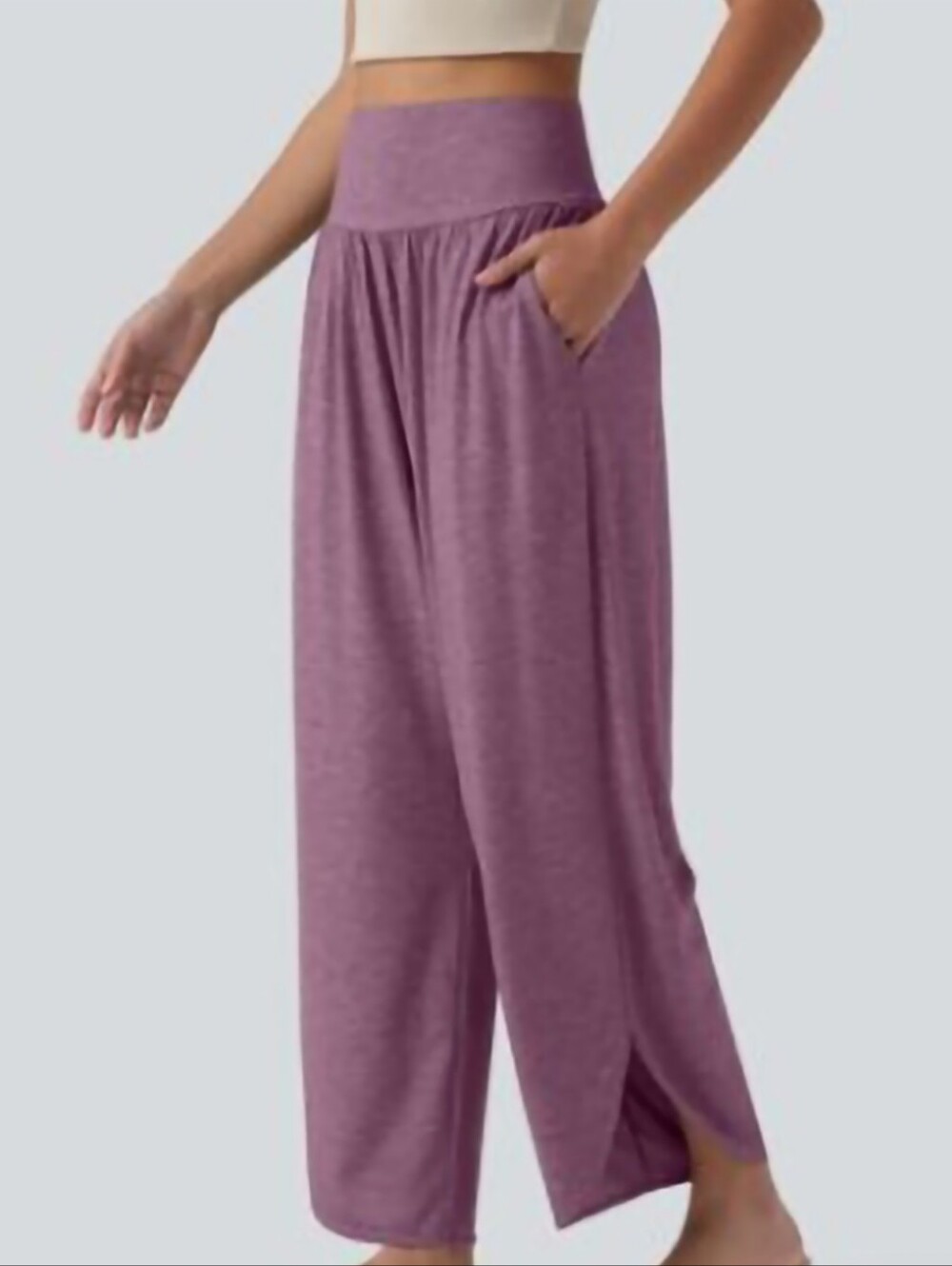 Halara - Women's High-Waist Wide Leg Lounge Pants